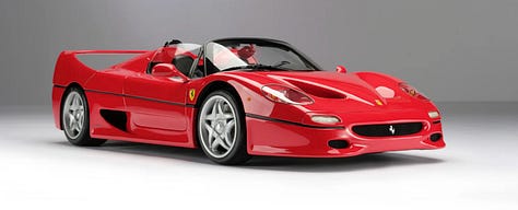 Ferrari F80 Exterior | Ferrari F80 Interior | Ferrari F50 Interior | Ferrari F40 Interior | Ferrari F40 Exterior | Ferrari F50 Exterior