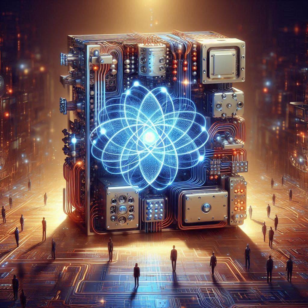 Fundamentals of Quantum Computing An beautiful Awesome Picture Photorealistic Amazingly beautiful and spectacular.