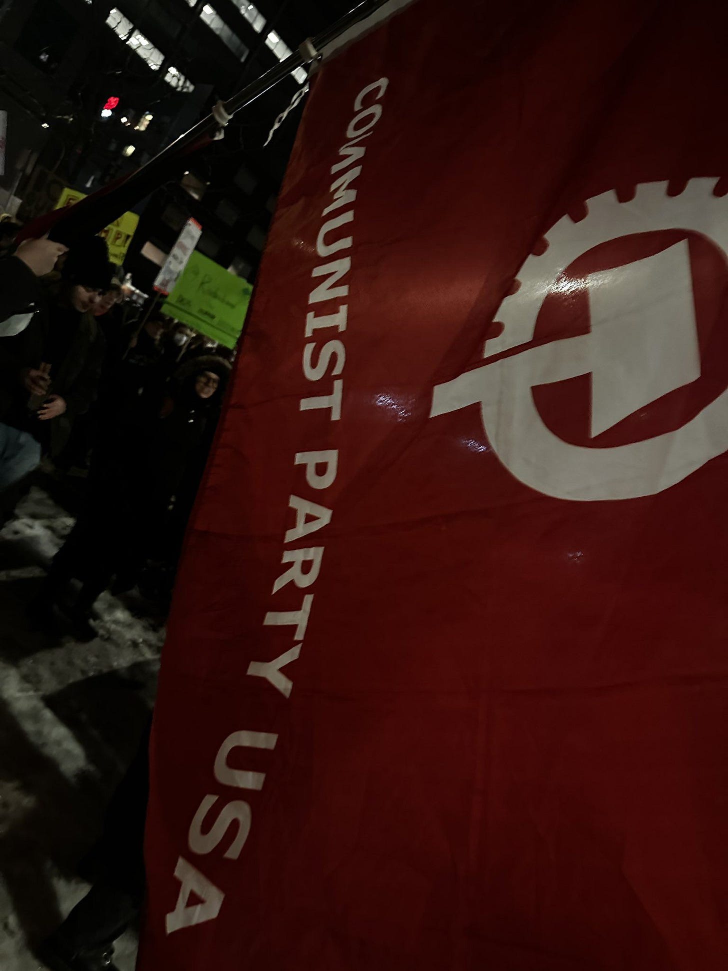 May be an image of crowd and text