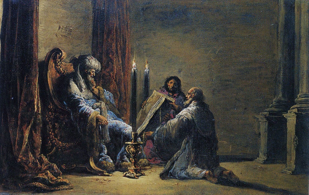 Leonaert Bramer - The Reading of the Law before Josiah Leonaert Bramer - The Reading of the Law before Josiah