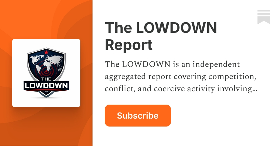 The LOWDOWN Report | Robert Patten | Substack
