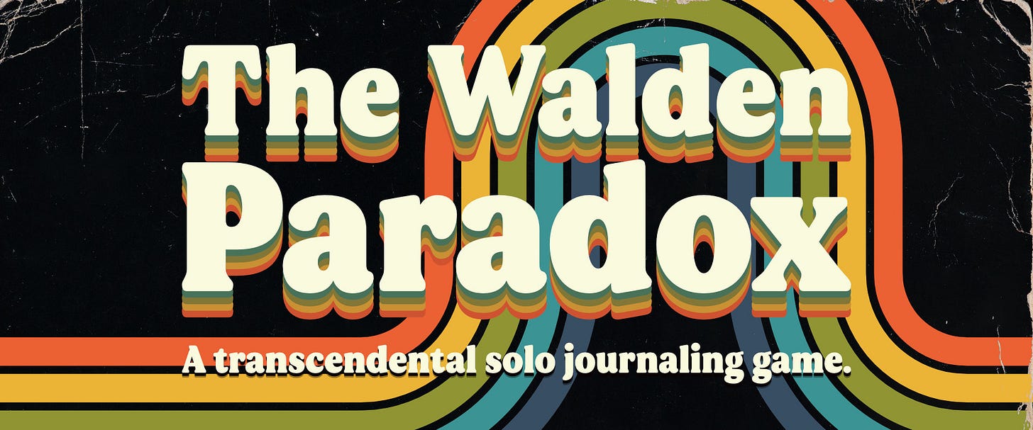 The Walden Paradox The Walden Paradox