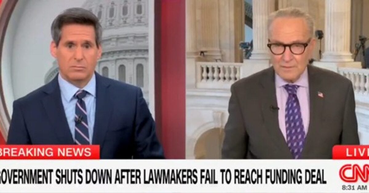News anchors report on the government shutdown following lawmakers' failure to reach a funding agreement, with a focus on the implications for federal services. News anchors report on the government shutdown following lawmakers' failure to reach a funding agreement, with a focus on the implications for federal services.