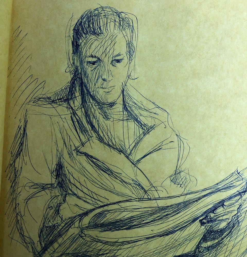 Sketch of Debby by Angeline