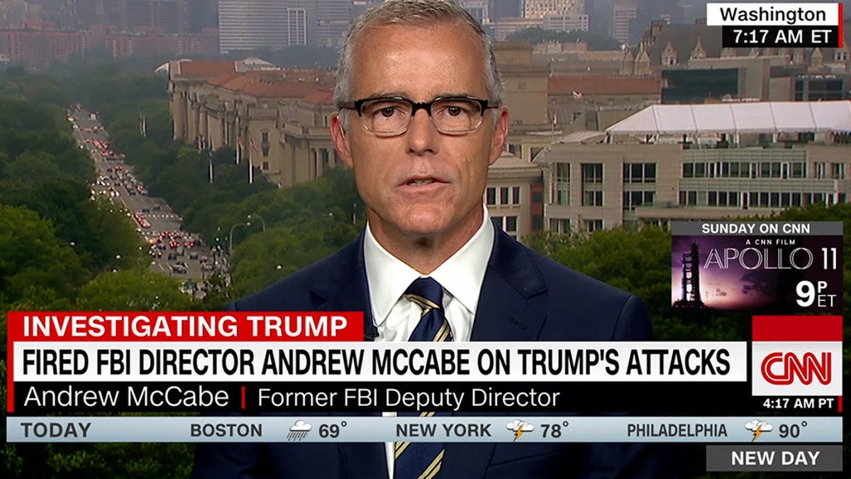 Andrew McCabe irks some CNN colleagues: 'I have no sympathies for him ... Andrew McCabe irks some CNN colleagues: 'I have no sympathies for him ...
