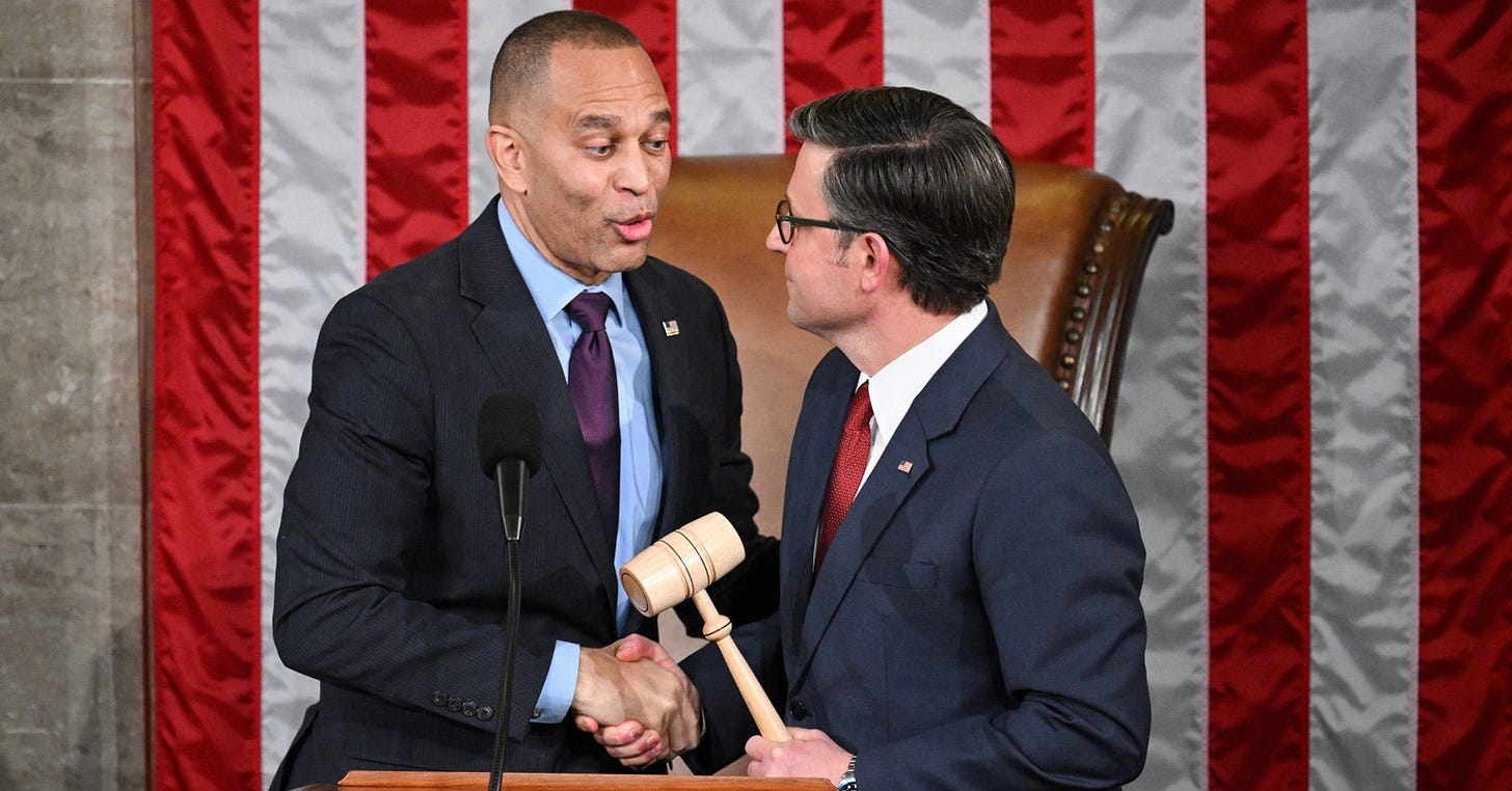 Mike Johnson wins reelection as speaker in 1st-round showdown after 2 GOP  hard-liners switch votes - ABC News