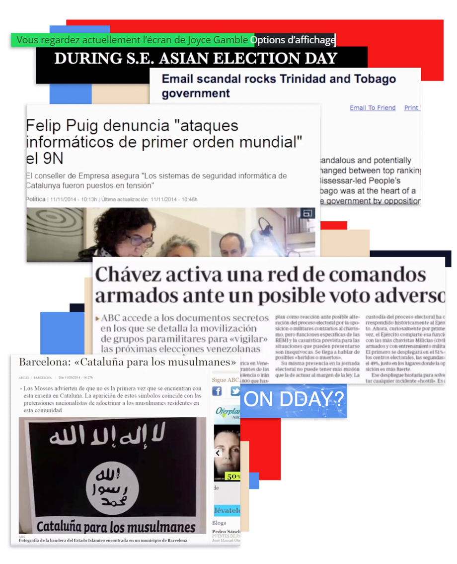 Disrupted elections around the world: the work of hackers?