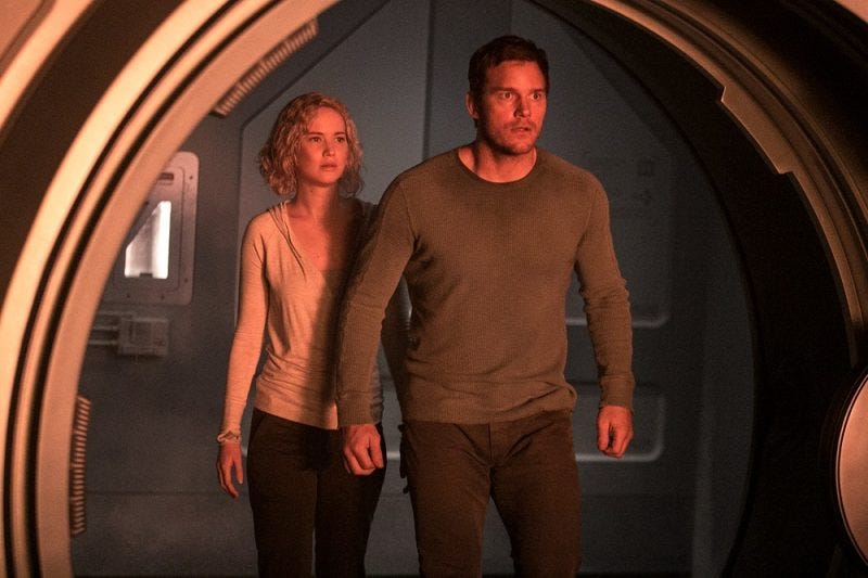 New Chris Pratt and Jennifer Lawrence 'Passenger' spaceship images hit 2016 images New Chris Pratt and Jennifer Lawrence 'Passenger' spaceship images hit 2016 images
