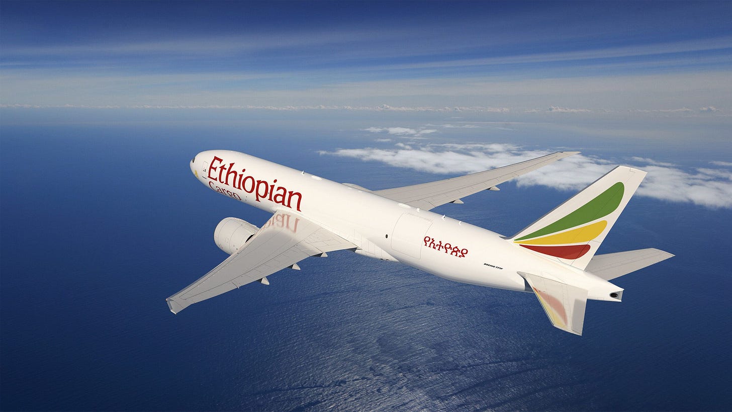 Ethiopian Airlines Boeing 777 Freighter