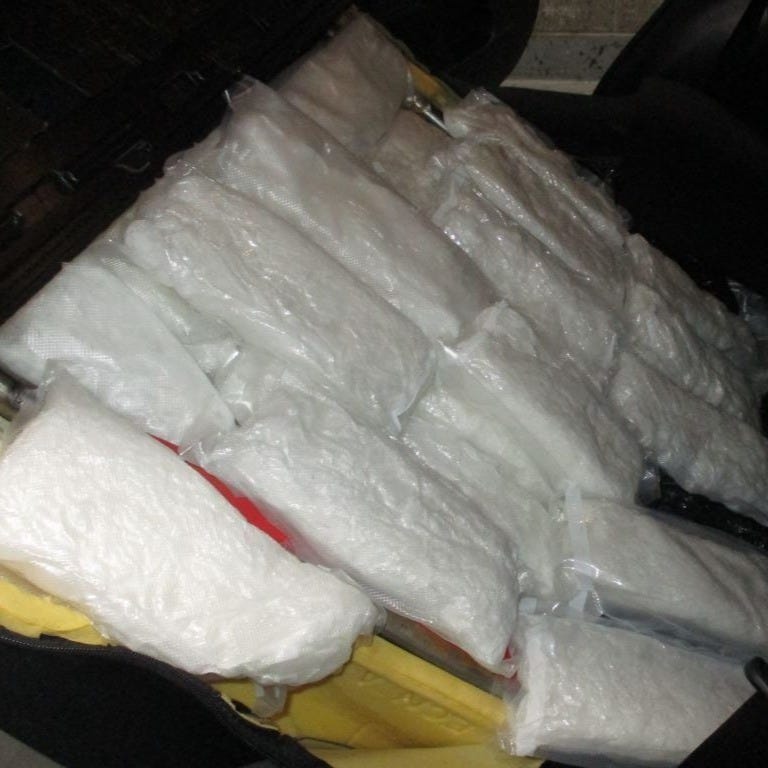Drug seizure in San Ysideo, CA Drug seizure in San Ysideo, CA