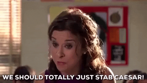 We-should-totally-just-stab-caesar GIFs - Get the best GIF on GIPHY