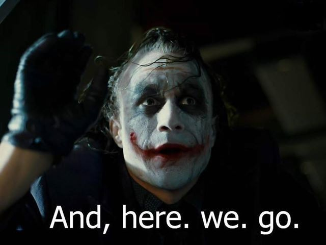 The Dark Knight Fan Art: The Joker | Morning humor, Work humor, Joker