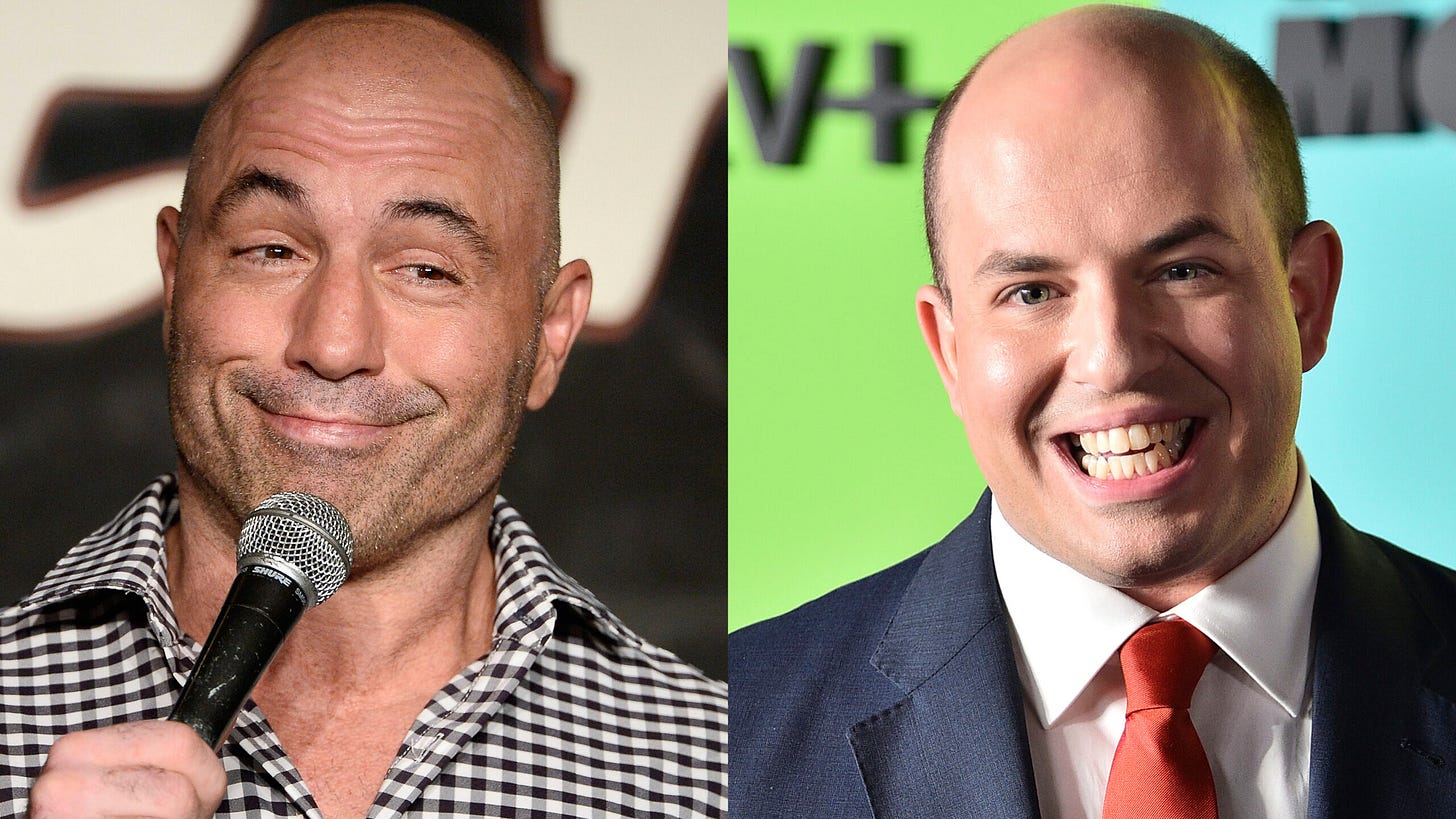 Brian Stelter Mocked After Complaining About Americans That Trust Joe Rogan More Than CNN | The Daily Wire Brian Stelter Mocked After Complaining About Americans That Trust Joe Rogan More Than CNN | The Daily Wire
