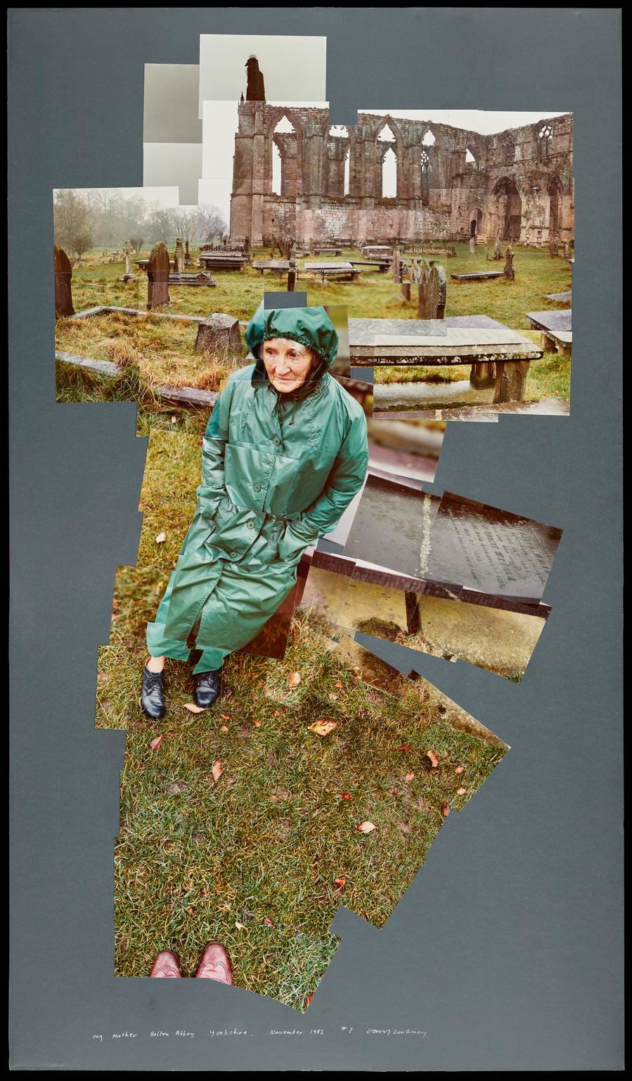 Photograph of Hockney's Mother at Bolton Abbey | Science Museum Group Collection Photograph of Hockney's Mother at Bolton Abbey | Science Museum Group Collection