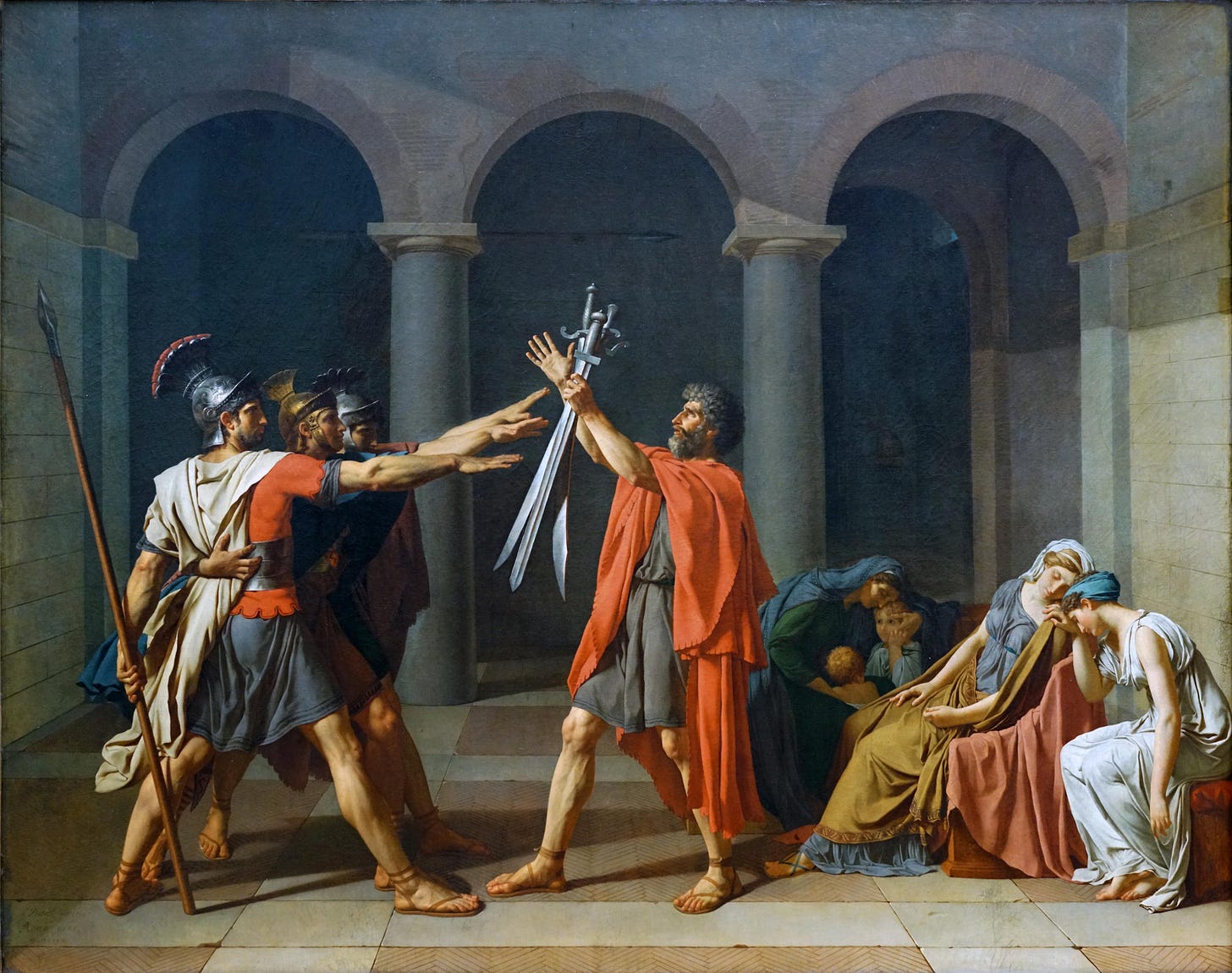Smarthistory – Jacques-Louis David, Oath of the Horatii Smarthistory – Jacques-Louis David, Oath of the Horatii