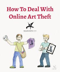 How to deal with online art theft