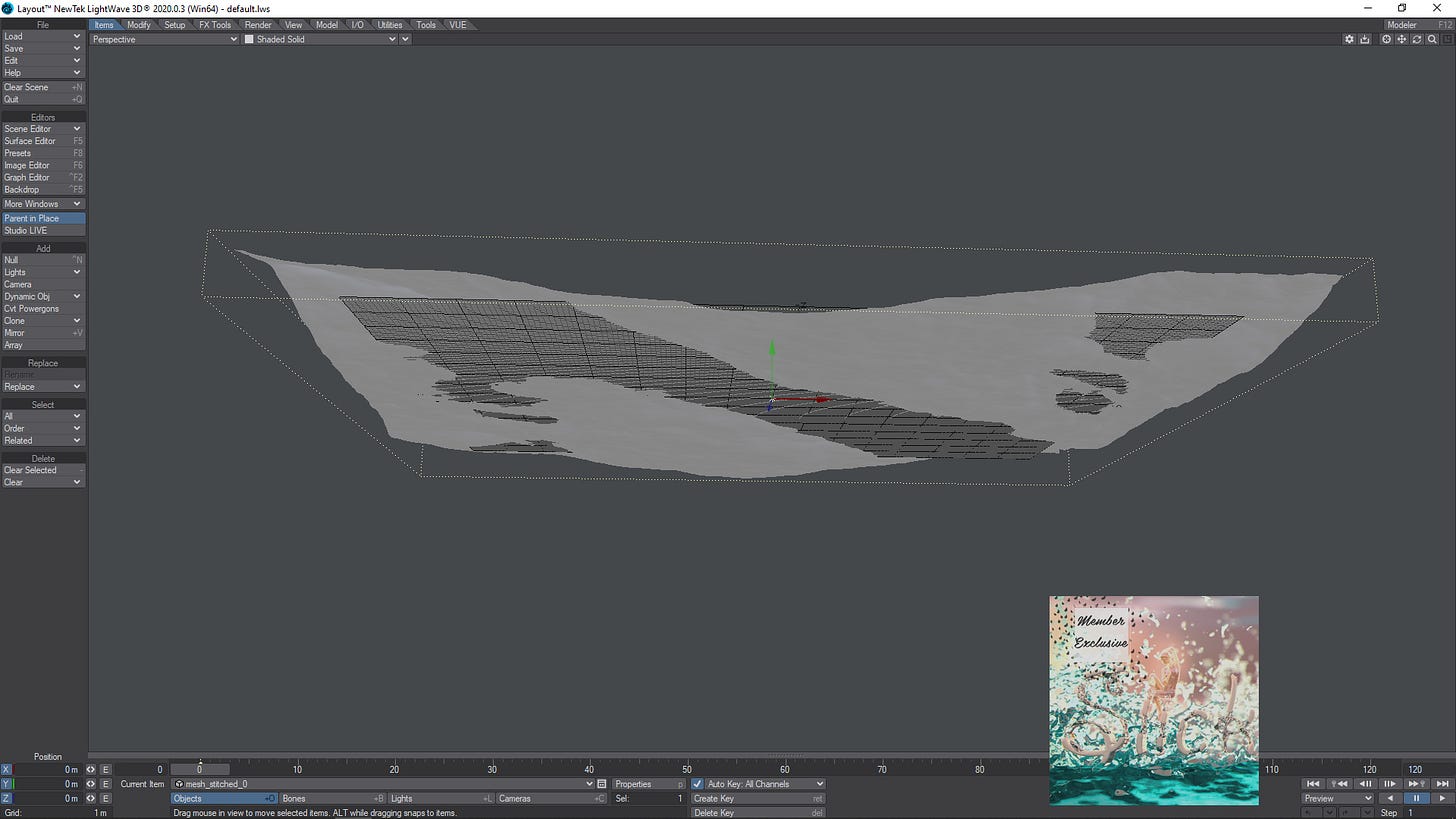 The problem is that Lightwave imported the alembic cache with flipped normals.