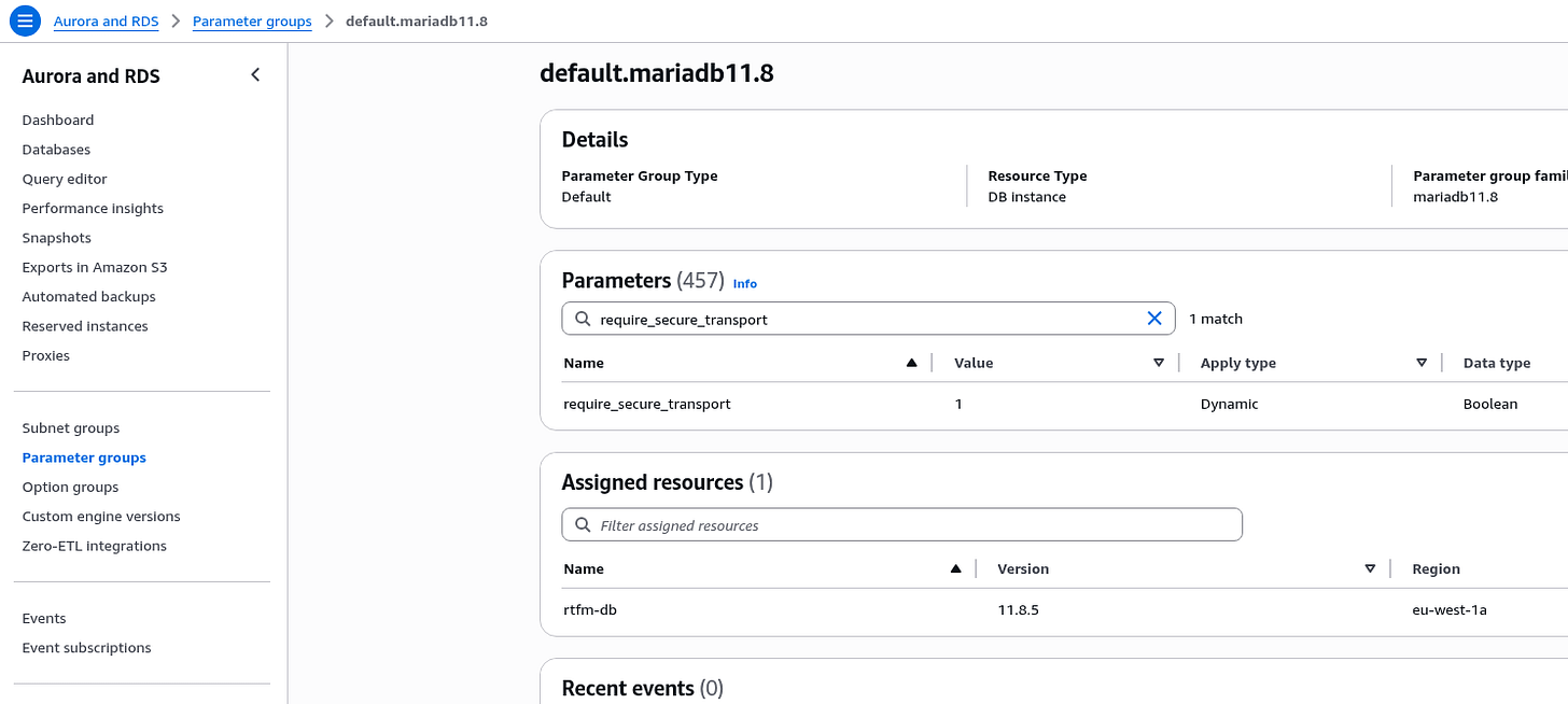 AWS: basic infrastructure setup for WordPress