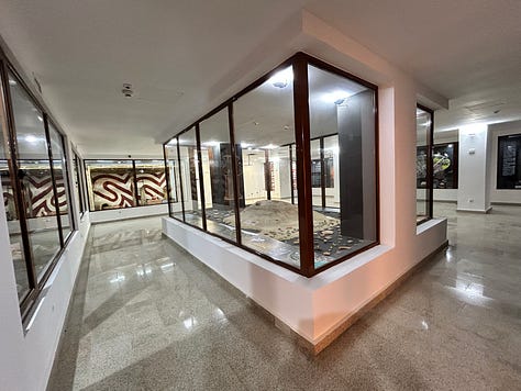 photographs of neolithic artifacts, and dr. carla ionescu at the patau sutu museum