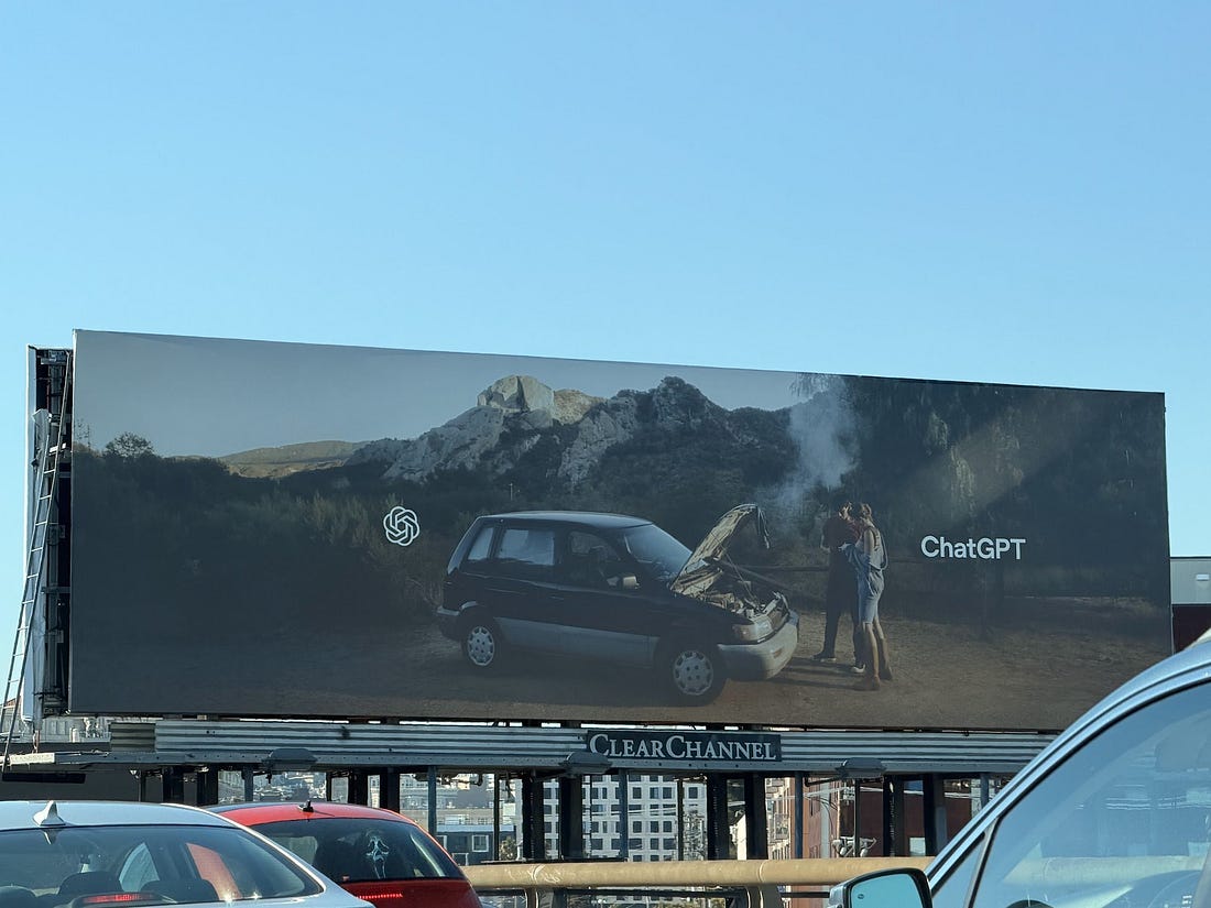 Sheel Mohnot on X: "This billboard makes me pause every time I drive past  it. I don't know what it means but it's weirdly effective in getting me to  notice it. https://t.co/gVg59oNgaT" /