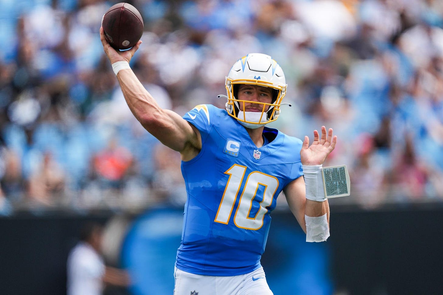 Chargers' Jim Harbaugh Says Justin Herbert's X-Rays on Leg Injury Were Negative Chargers' Jim Harbaugh Says Justin Herbert's X-Rays on Leg Injury Were Negative