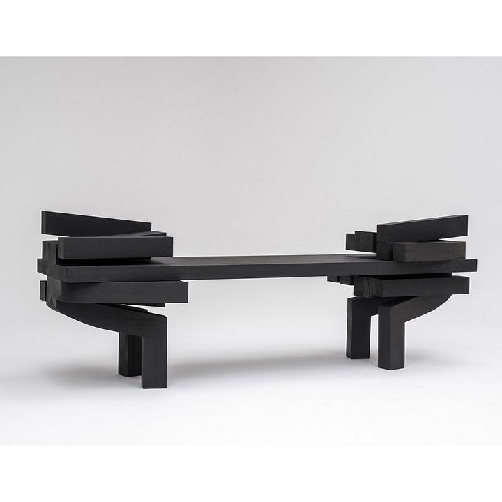 Dining Table 032023 | Umbo Side Tables | Zoumey Lounge Chair | Zoumey Desk (Images: Arno Declercq)