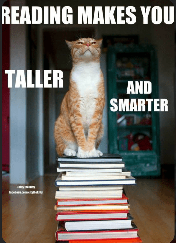 READING MAKES YOU TALLER City the Kitty facebook.com/citythekitty AND SMARTER READING MAKES YOU TALLER City the Kitty facebook.com/citythekitty AND SMARTER