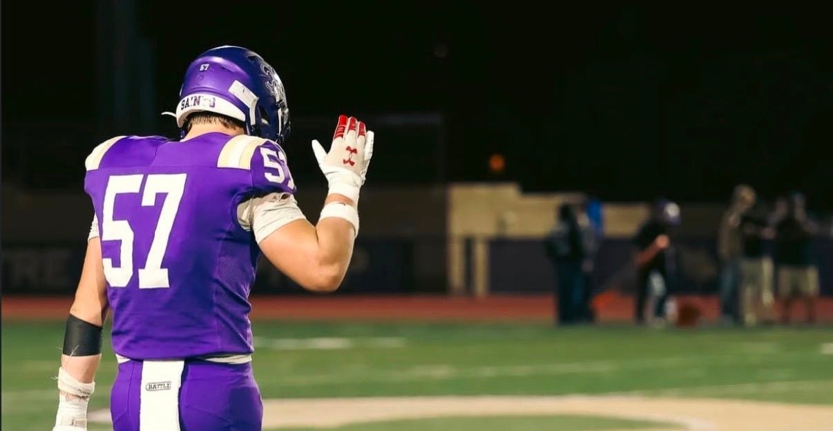 Wisconsin linebacker commit Nathan Jones.