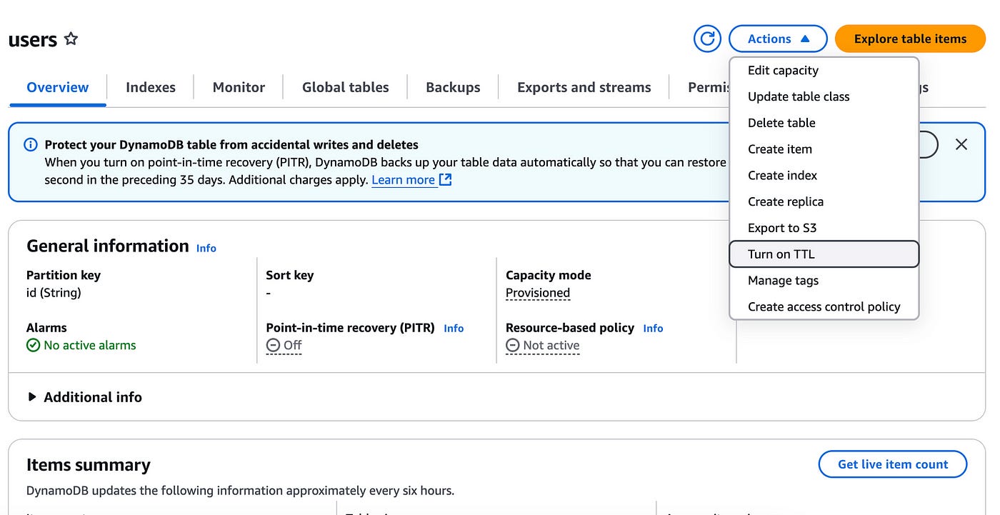 Ttl Database Software Example Time-to-Live (TTL) Best Practices in DynamoDB