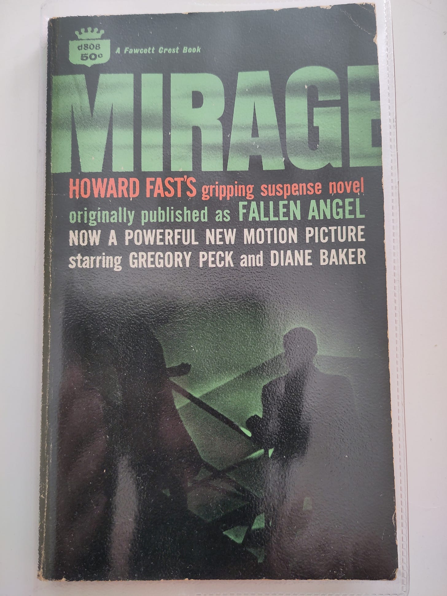 The 1965 film tie-in edition of Howard Fast’s novel, published by Fawcett
