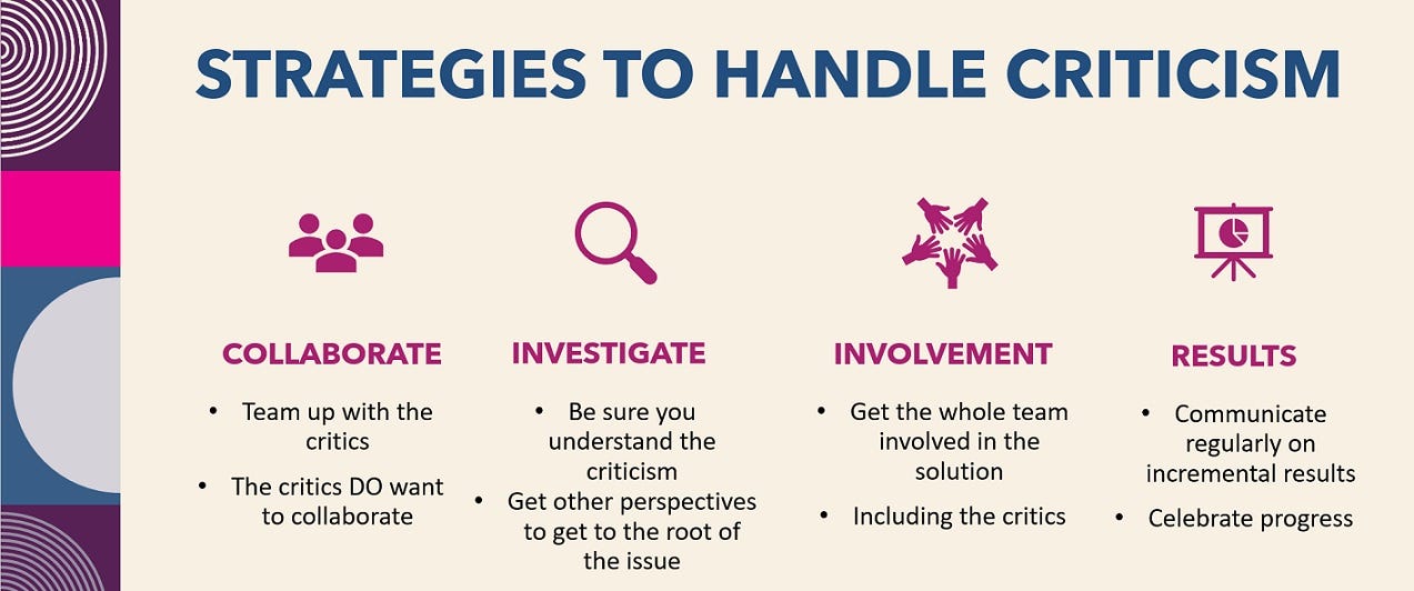 4 ways to handle internal critics