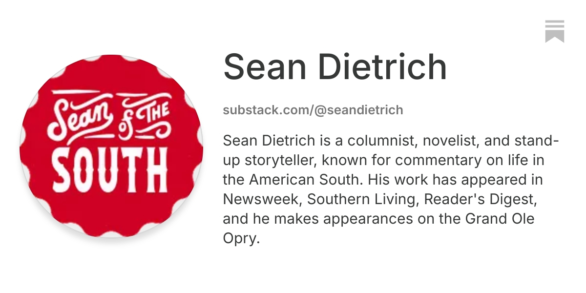 Sean Dietrich | Substack