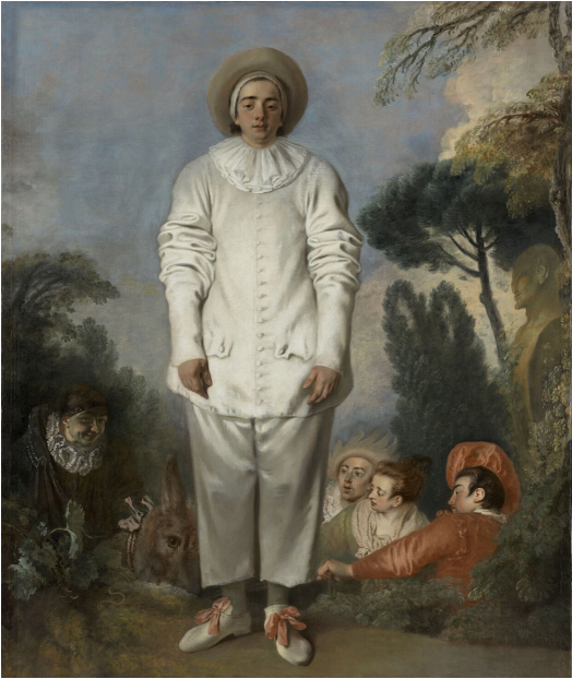 "Pierrot" by Jean-Antoine Watteau