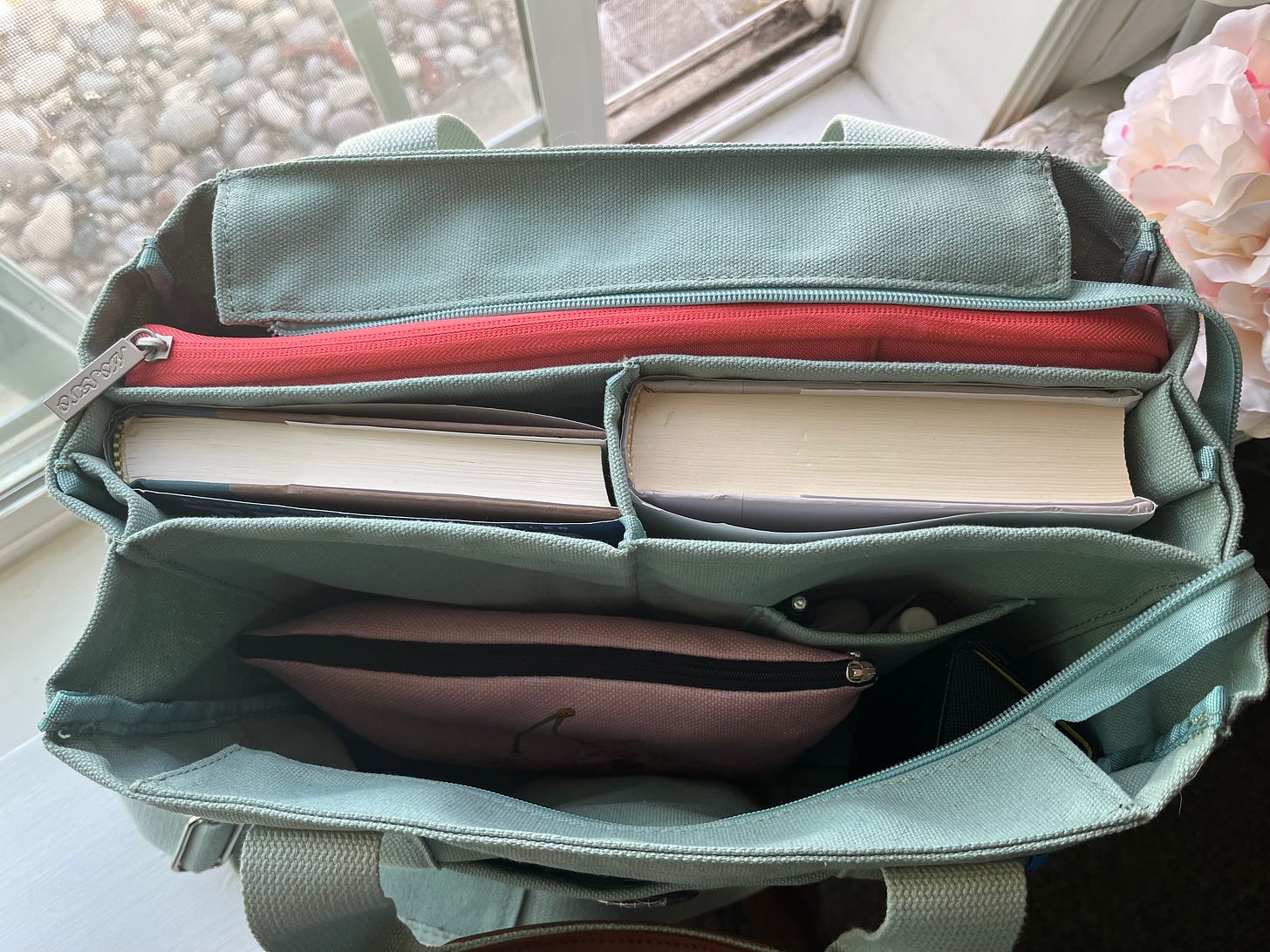 My Goldilocks bag-top open