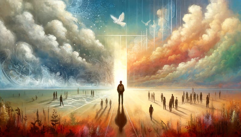 Image representing the light at the end of the tunnel after finally conquering social anxiety.