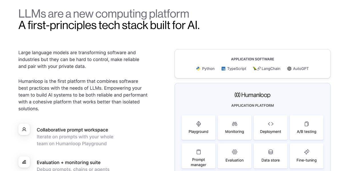 Humanloop pivots to Foundation Model Ops, targeting a market larger than software ops