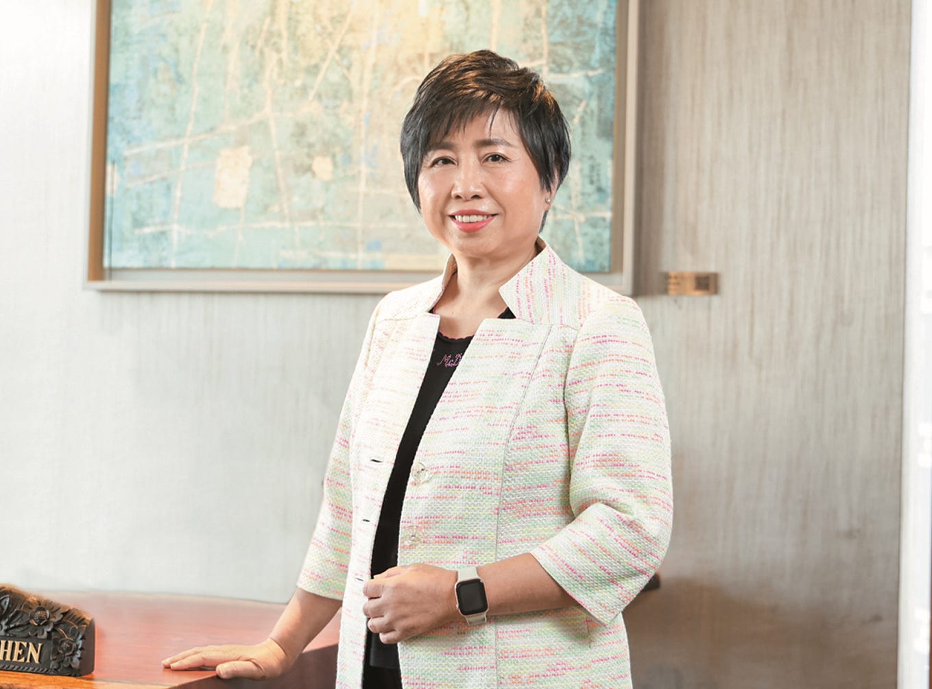 勤誠董事長陳美琪 勤誠董事長陳美琪