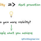 Make your work visible: Tell people what you achieve