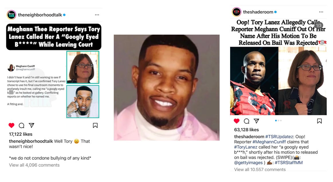 Tory Lanez insults reporter in final courtroom appearance for shooting Megan Thee Stallion