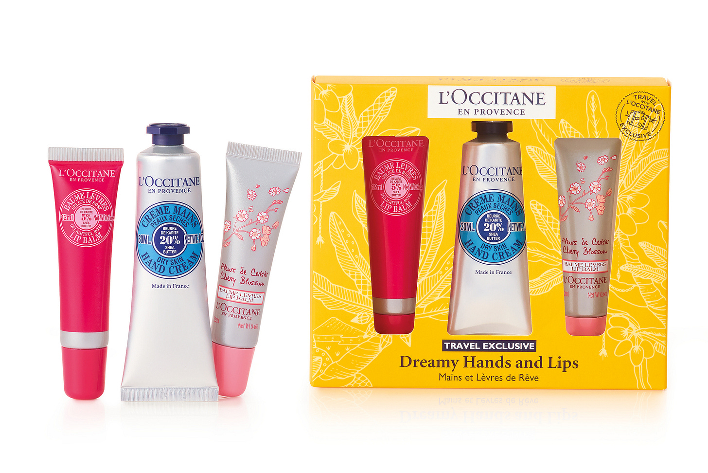 L'Occitane Dreamy Hands And Lips Set 2x12ml + 30ml | Duty Free Barcelona Airport Shops L'Occitane Dreamy Hands And Lips Set 2x12ml + 30ml | Duty Free Barcelona Airport Shops