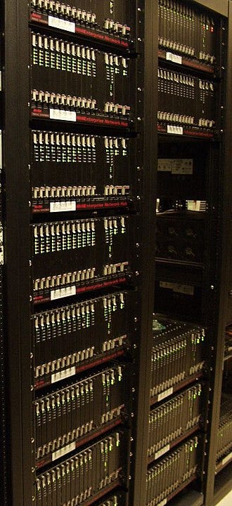 An access router with banks of dial-up modems An access router with banks of dial-up modems