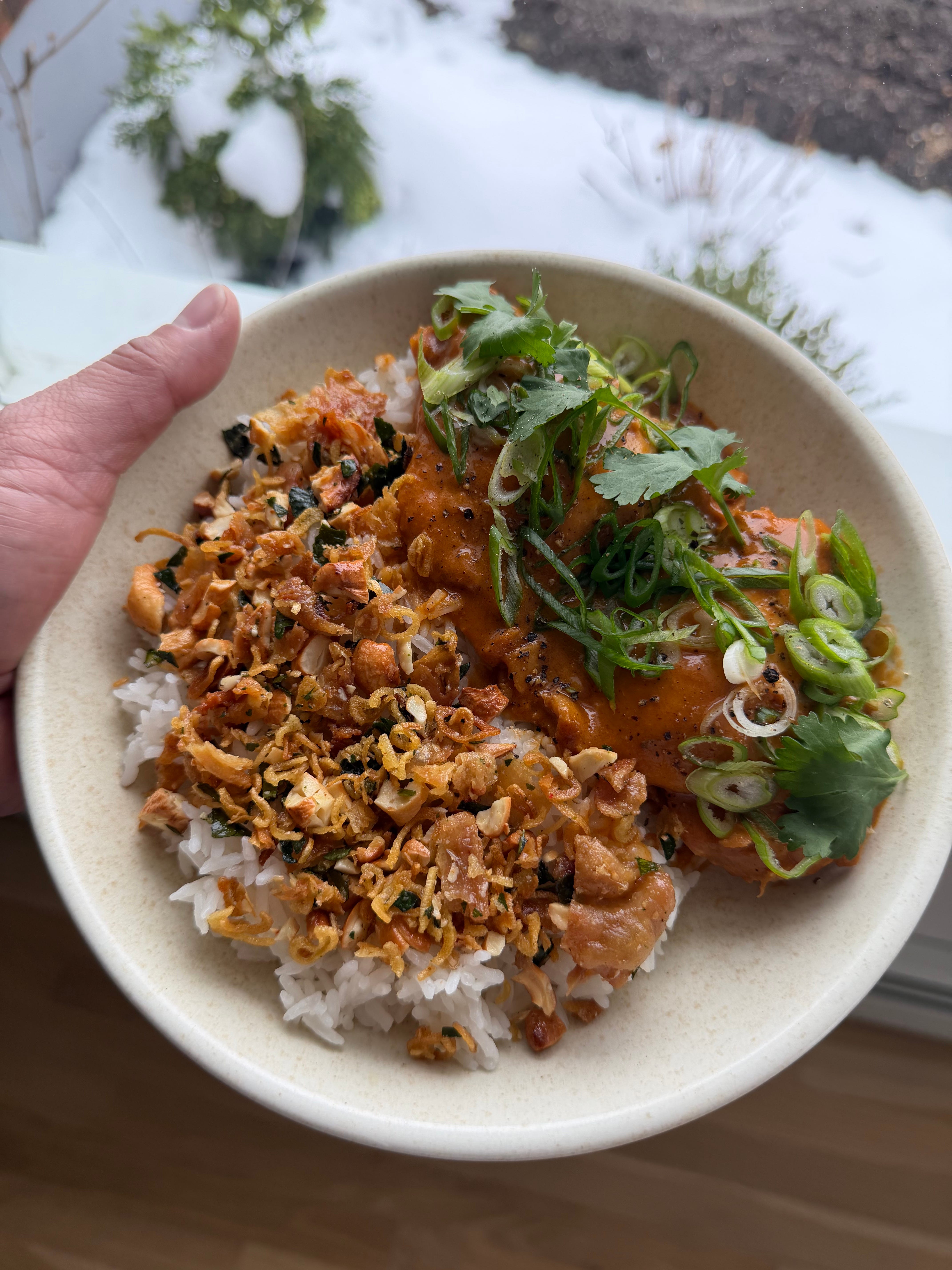 Cashew Curry Chicken - by Chuck Cruz - Chuck
