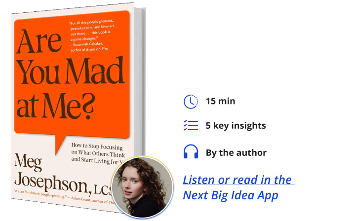 Are You Mad At Me Meg Josephson Book Bite Next Big Idea Club