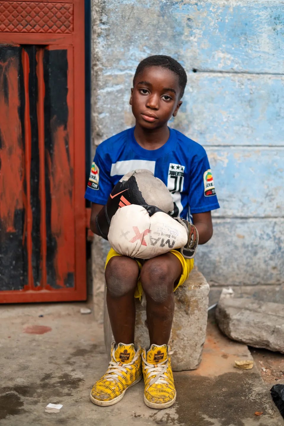 Filipe Bianchi - Young boxer - Accra, Ghana