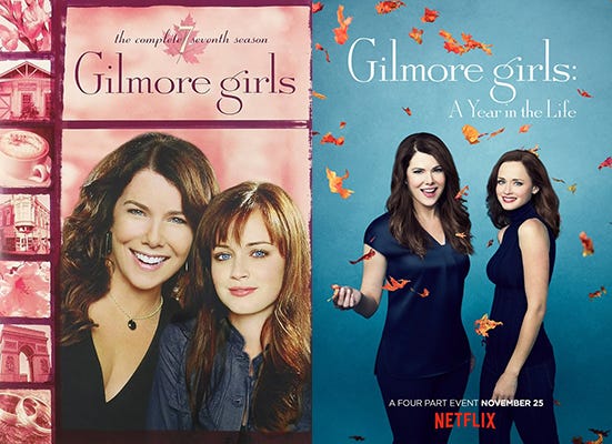 Gilmore Girls cover art Season 7 and A Year in the Life AYITL rmrk*st | Remarkist Magazine