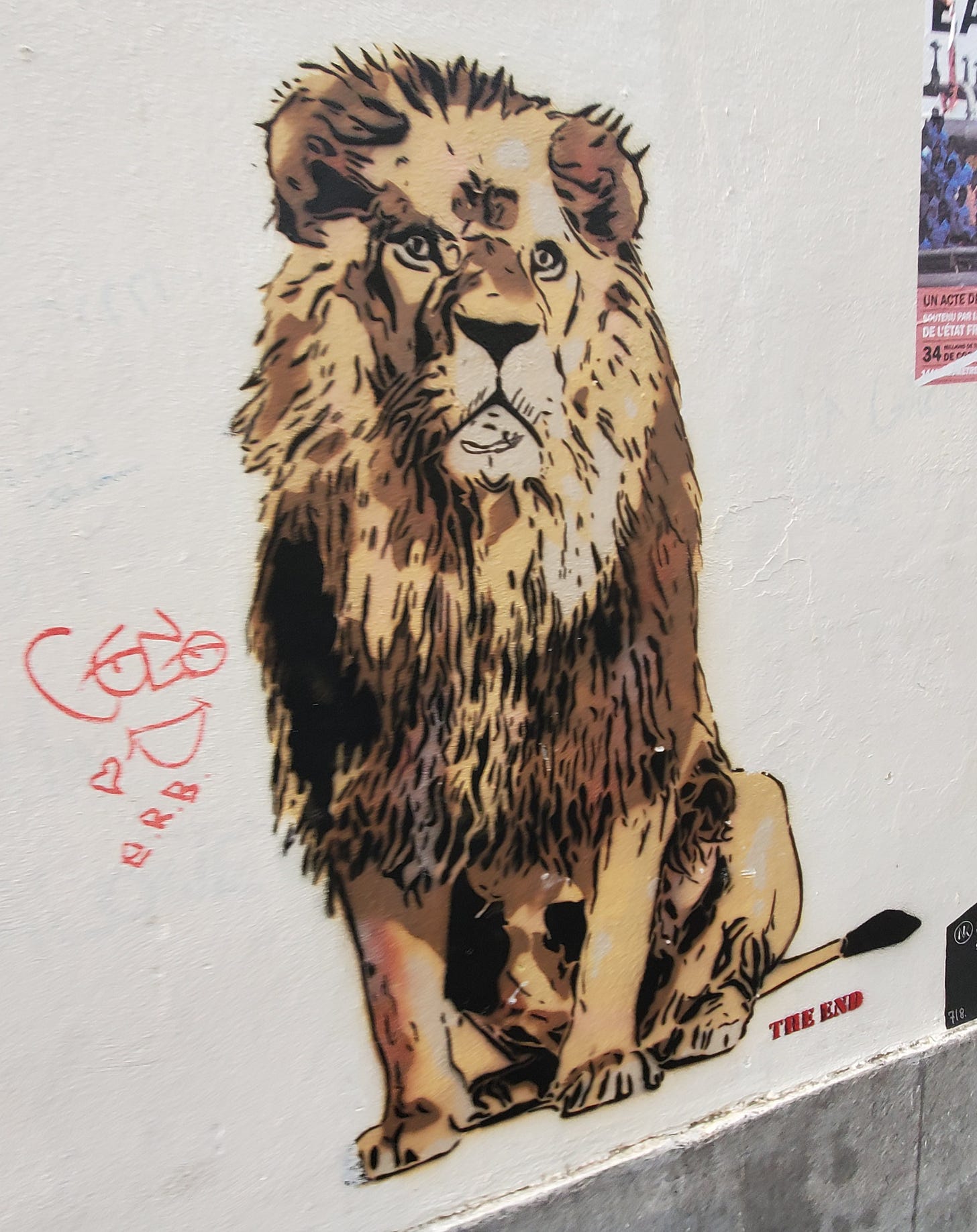 graffiti on wall