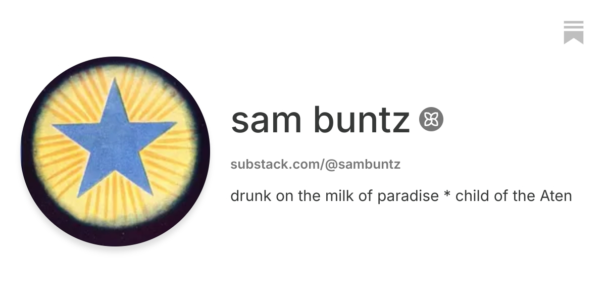 sam buntz | Substack
