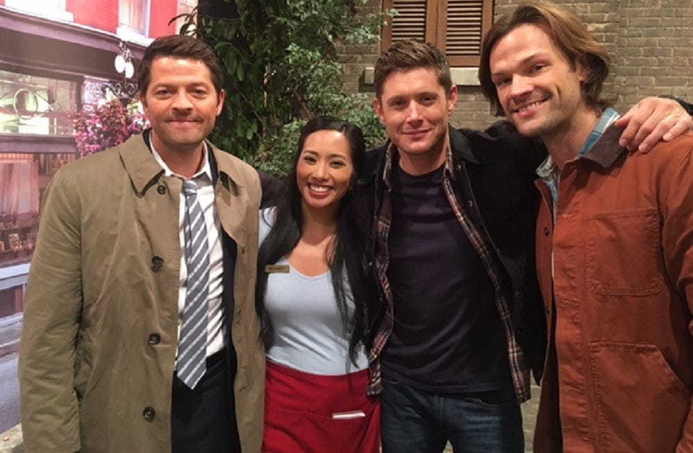 Donna Benedicto talks 'Supernatural' and sniffs from Misha Collins 2017 images Donna Benedicto talks 'Supernatural' and sniffs from Misha Collins 2017 images