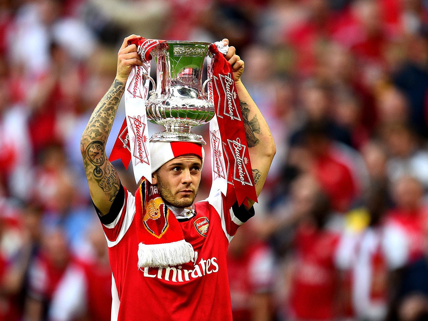 Arsenal vs Aston Villa: Jack Wilshere says FA Cup final 'will define'  Gunners' season | The Independent | The Independent