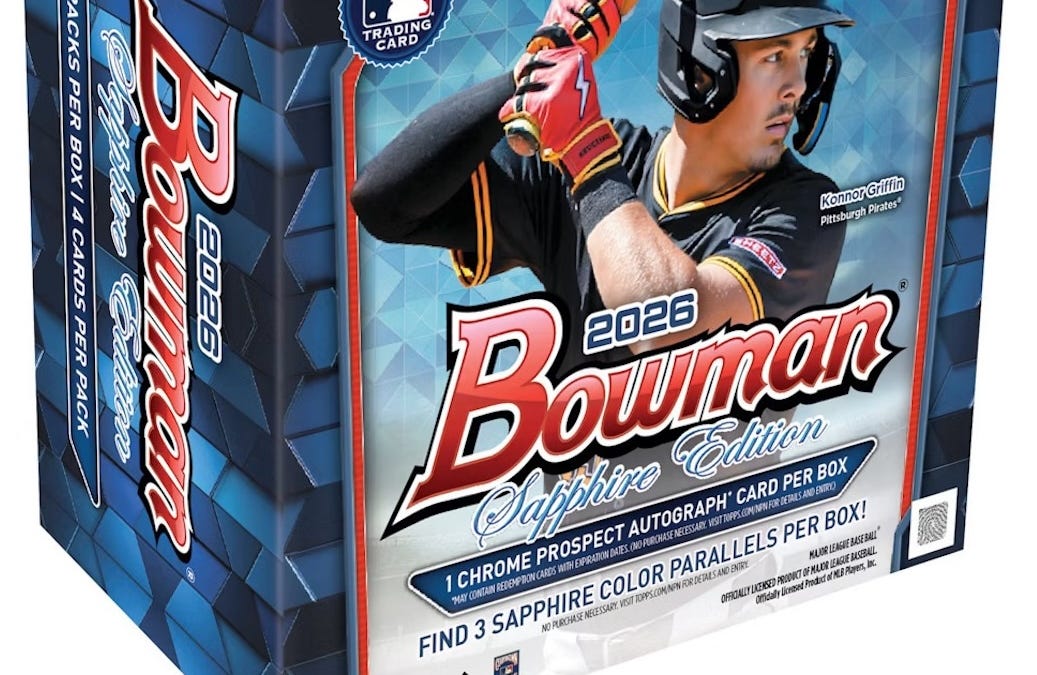 2026 Bowman Sapphire, 2026 Topps Chrome WWE Sapphire, 2026 Topps